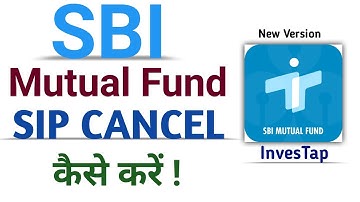 how to cancel sip in sbi investap app | sbi mutual fund sip band kaise kare |#sbimf