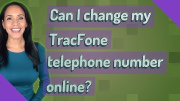 Can I change my TracFone telephone number online?