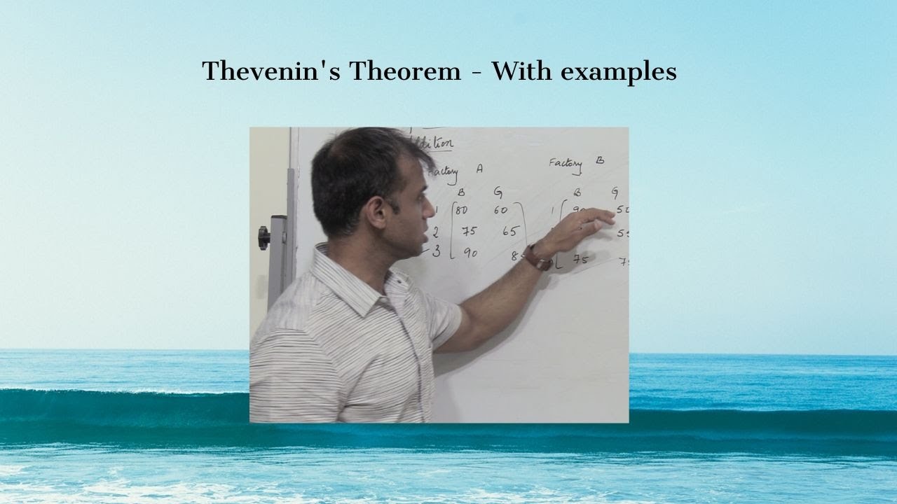 Thevenin's Theorem with example | Network Analysis - YouTube