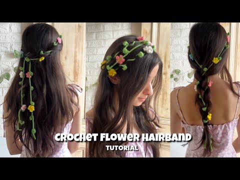 How to Crochet a Floral Tiara Hairband ✨ Easy & Pinteresty  display picture 3