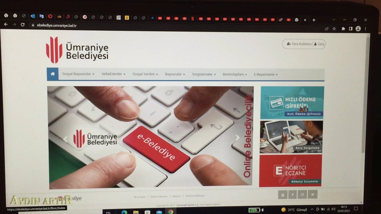 Emlak Vergisi  ödeme İnternetten Tam tarifli açıklamalı