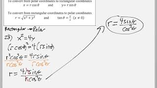 Math 151 : 8.3 #23 (PreCalculus Tutorial : Polar Coordinates)
