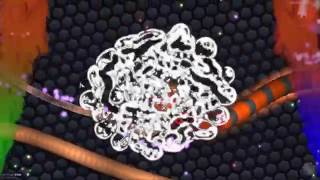 Slither.io 1500 ANGRY SNAKES vs 1 FAST SNAKE // Epic Slitherio Gameplay! (Slitherio Funny screenshot 3