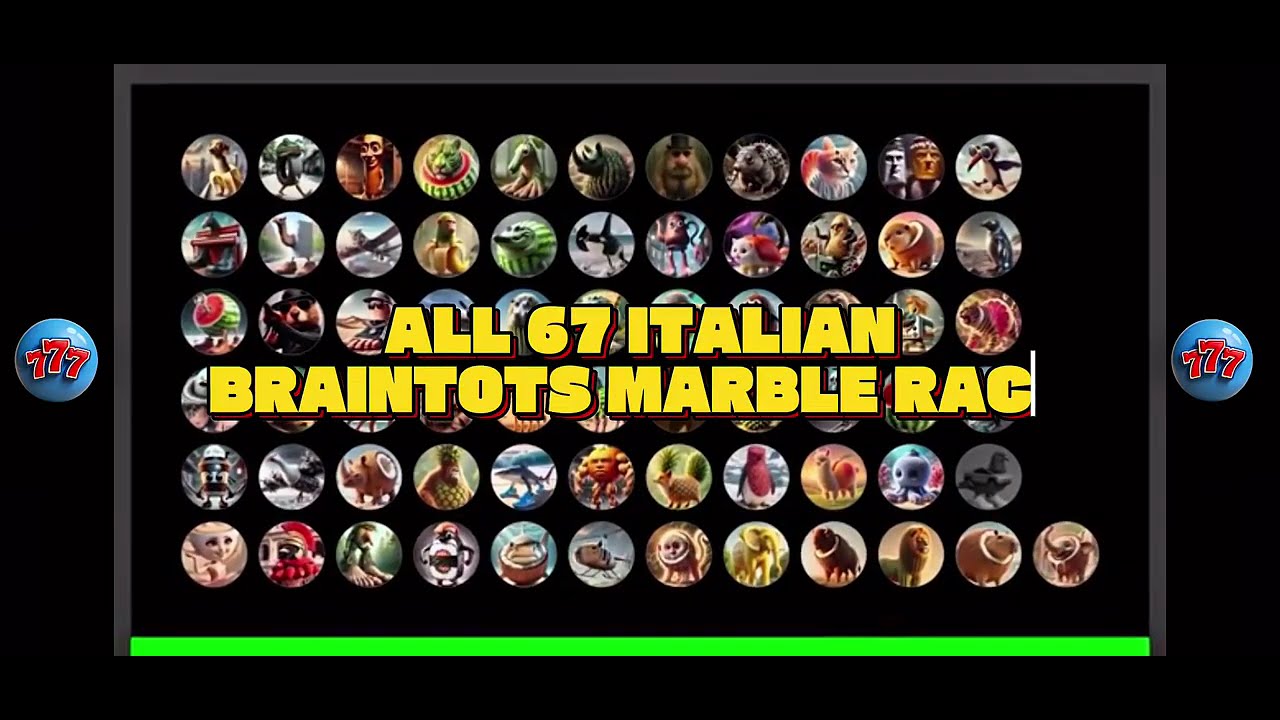 All 67 Italian Braintots Marble Race | 1/16 STAGE | #01 - YouTube