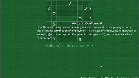 Windows 8 build 7962 Démonstration