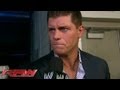 Cody Rhodes reacts to getting fired: Raw, Sept. 2, 2013