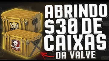 ABRINDO 30$ de CAIXAS da Valve no CSGO Net - CÓDIGO ESCONDIDO