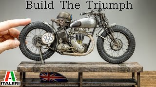 Build The Italeri 1/9 Triumph Bobber Bratstyle