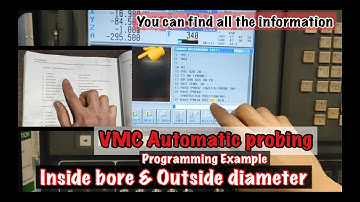 INSIDE BORE & OUTSIDE DIAMETER HOW TO PROGRAM VMC AUTOMATIC PROBING PROGRAMMING ( MYNX 7500 Doosan)