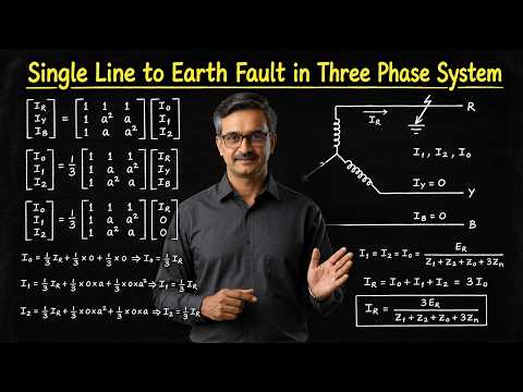 Single Line to Earth Fault in Three Phase System | Sequence Network Analysis
