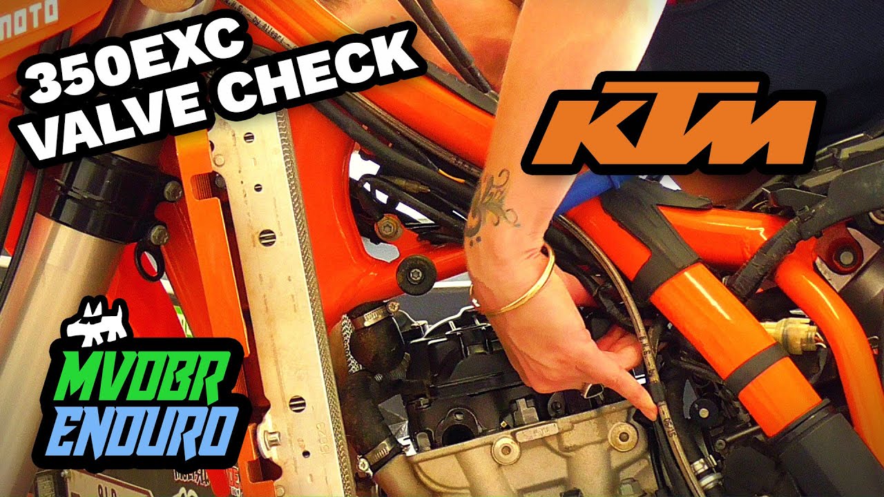 Nat's First Valve Clearance Check KTM 350 YouTube