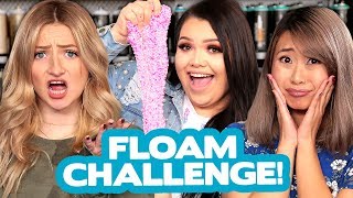 DIY FLOAM SLIME CHALLENGE?! w/ Karina Garcia, Lavendaire & Kalista Elaine!