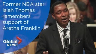 Aretha Franklin funeral: Isiah Thomas FULL eulogy