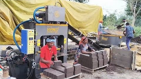 Cement Bricks Machine || Automatic Fly Ash Brick Machine || Business Machines #2026