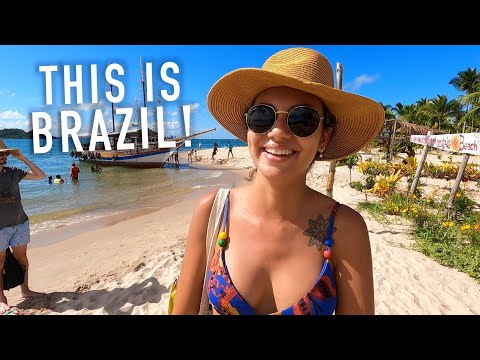 THIS IS WHY YOU TRAVEL BRAZIL! BAHIA ISLAND HOPPING 🇧🇷 BARRA GRANDE