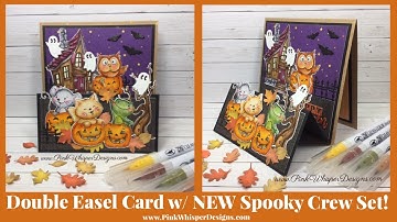 Double Easel Card w/ **NEW** Ai Spooky Crew Set!