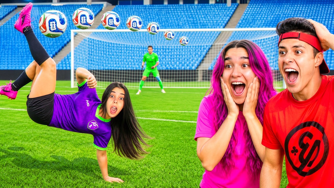 RECRIEI GOLS EXTREMOS DOS MAIORES YOUTUBERS DO BRASIL!