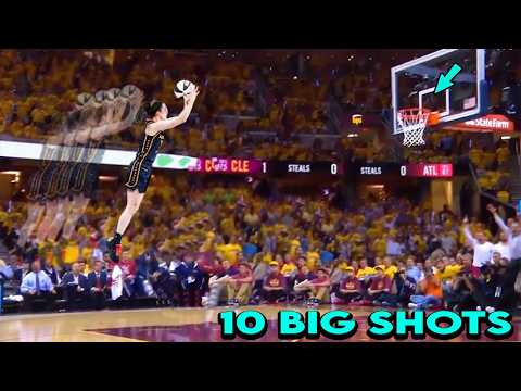 Caitlin Clark's 10 Big Shots - Including the Impossible One!