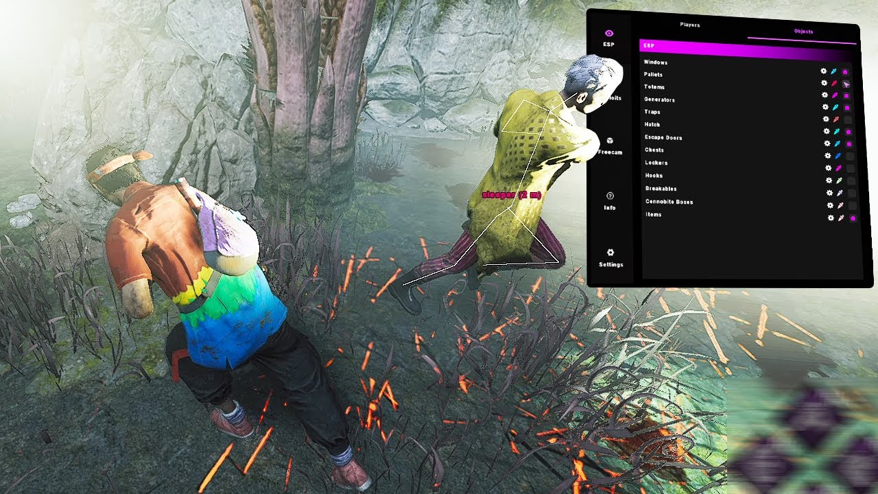 Destroying P100 Trickster With Best DBD Cheat - Dead By Daylight