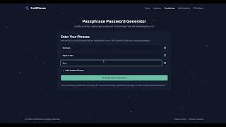 FortiPhrase - Password Strength Analyzer & AI Passphrase Generator | HashHackers