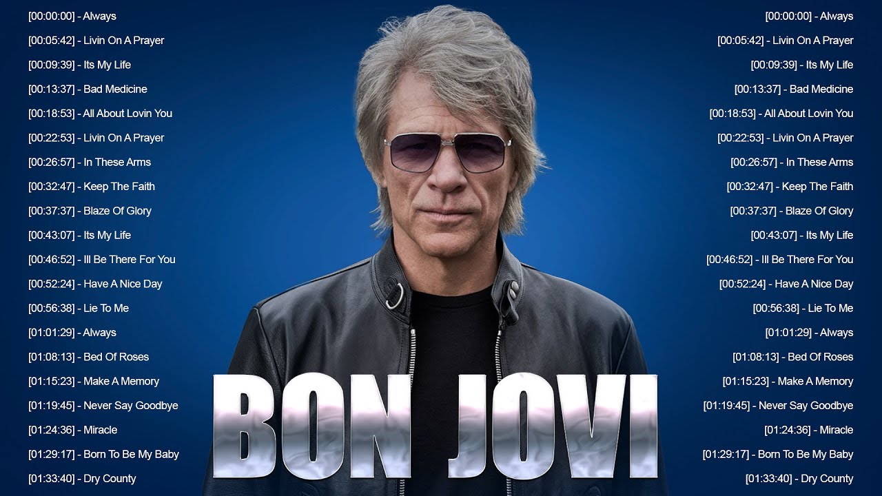 Bon Jovi Greatest Hits - Best Of Bon Jovi Full Album - Bon Jovi Best