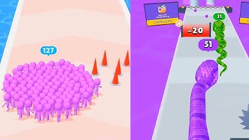 Count Master VS Snake Run All Levels Gameplay 