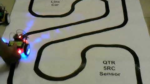 Line Following Car QTR 5RC and QTR 8RC 3PI PID Arduino