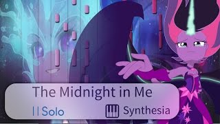 The Midnight In Me - EQG: The Legend of Everfree - |SOLO PIANO COVER W/LYRICS| -- Synthesia HD chords