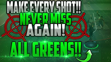 NBA 2K17 SHOOTING SECRETS l PERFECT GREEN RELEASE EVERY TIME TO NEVER MISS AGAIN!! MAKE EVERY SHOT!!