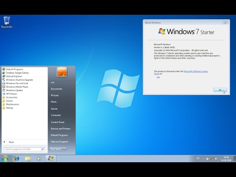 Video: Jinsi Ya Kubadilisha Windows 7 Starter