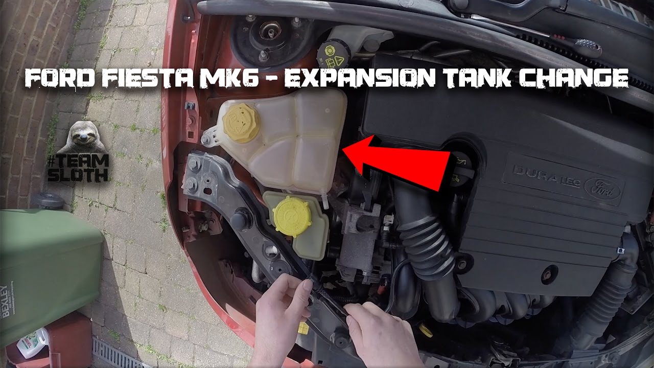 How to Change Expansion Tank on Ford Fiesta MK6 - YouTube focus st fuse box cover 