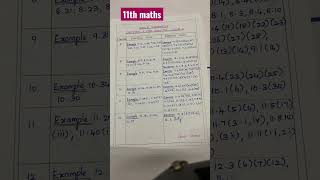 11वीं गणित के महत्वपूर्ण 5 अंक अध्याय 7,8,9,10,11 एवं 12