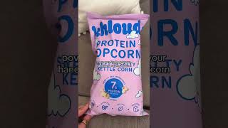 finally got to try the protein popcorn | Khloud