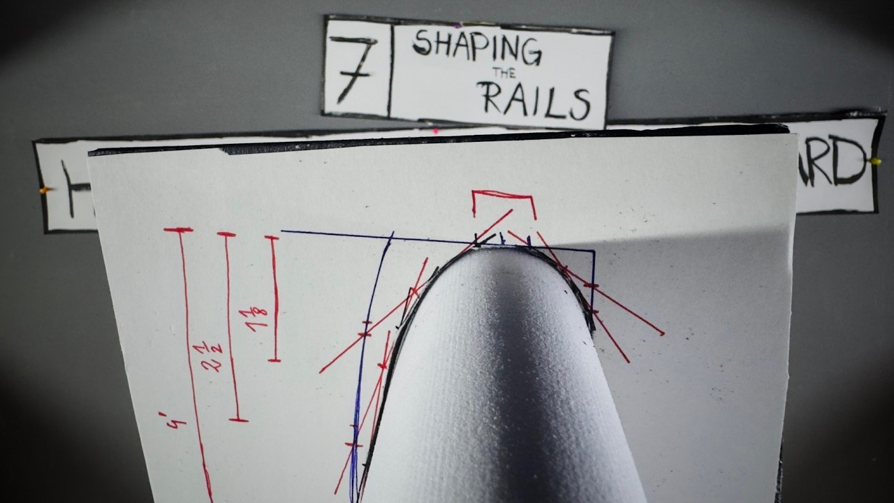 How to Shape Surfboard Rails IT