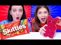 Small Food vs Big Food Challenge | Eating Sounds LiLiBu