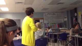 Video thumbnail of "science teacher singing the Electromagnetic Spectrum Song ft. ukulele"