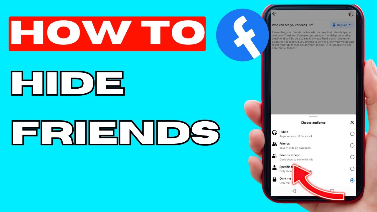 How To Hide Friends On Facebook Easily - [Full Guide] - YouTube