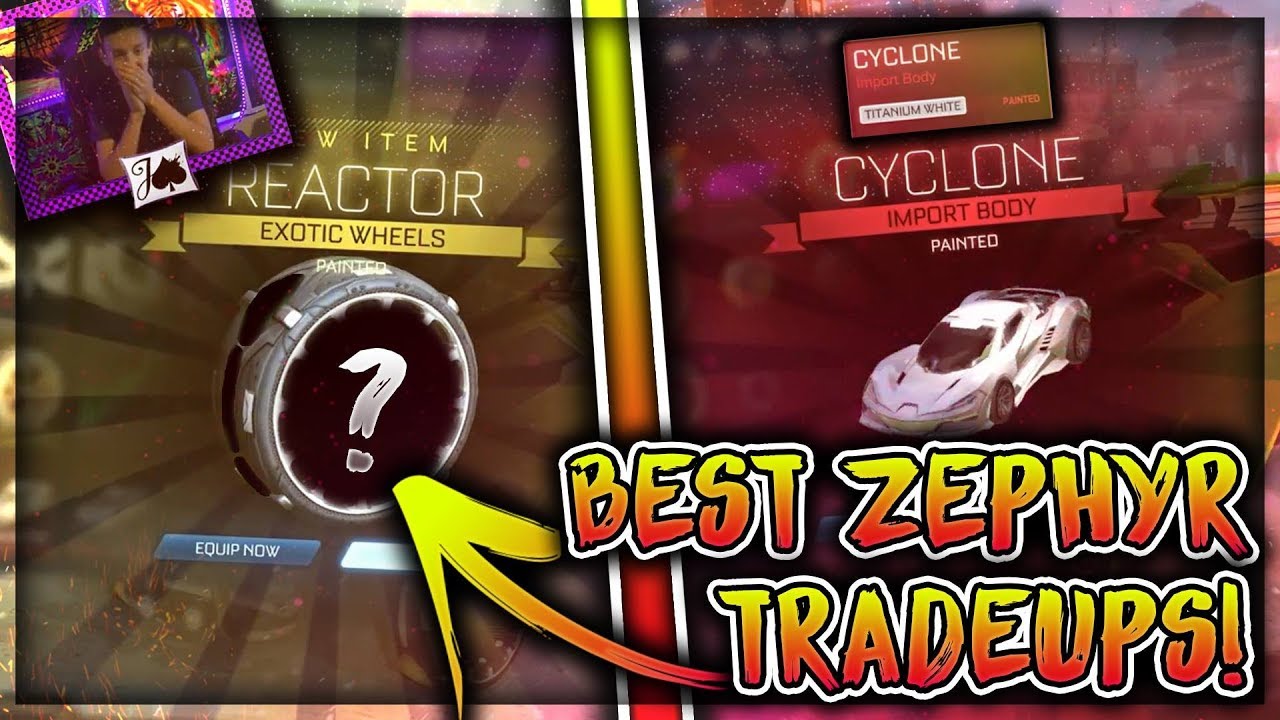 BEST ZEPHYR TRADE UPS ON ROCKET LEAGUE!