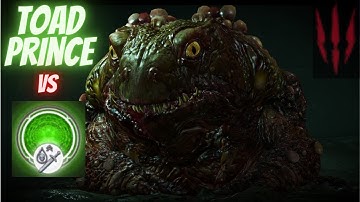 Witcher 3 Euphoria Build vs Toad prince (DM & Upscaling on) (No Quen No DMG)