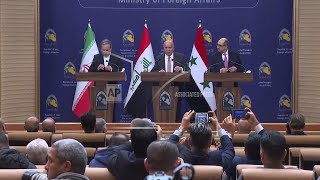Iraqi and Syrian FMs condemn Syrian insurgents advance as they meet Iranian counterpart in Baghdad