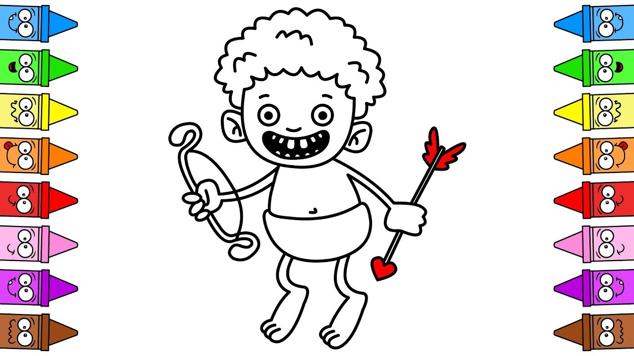 How To Draw Cupid Valentines Day Coloring Pages Angel Coloring Pages ❤ How To Draw Cupid Valentines Day Coloring Pages Angel Coloring Pages ❤