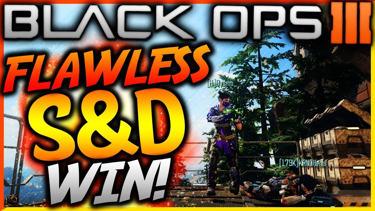 BLACK OPS 3 - "FLAWLESS SEARCH AND DESTROY WIN!" - Team Challenge #46 (BO3 FUNNY S&D MOMENTS)
