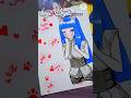 Cute art # hinata drawing # byakugan princess 👸
