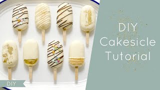 How to Make Cakesicles | Vanilla Cake Popsicle Tutorial