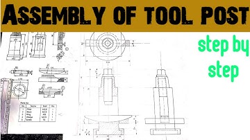 Tool post assembly drawing |Engineering and poetry|