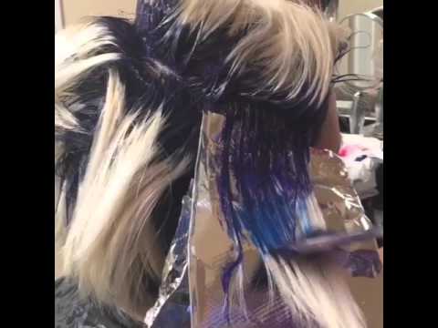 Pink Blue Purple Blonde Hair Color Youtube
