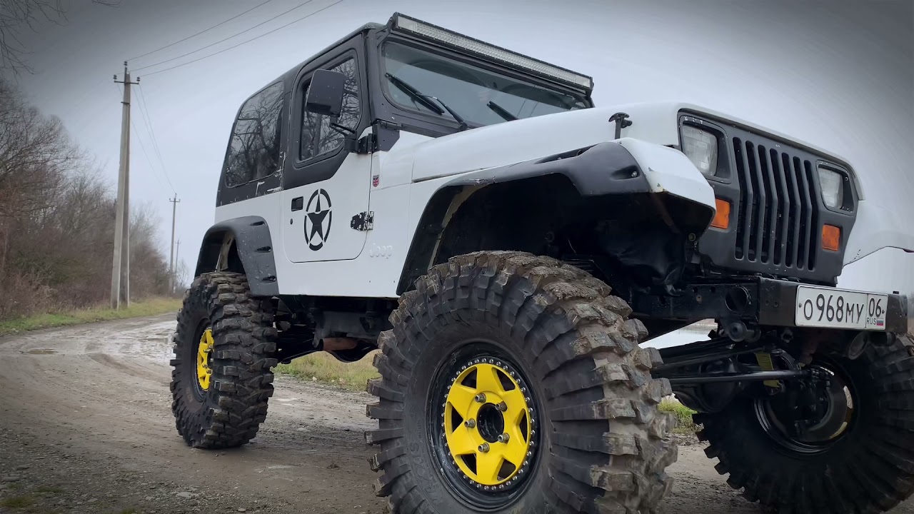 Jeep Wrangler на портальный мостах от Volvo Laplandera