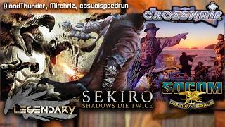 Legendary -Sekiro: Shadows Die Twice - SOCOM U.S. Navy SEALs - Crosshair - GDQ Hotfix Speedruns