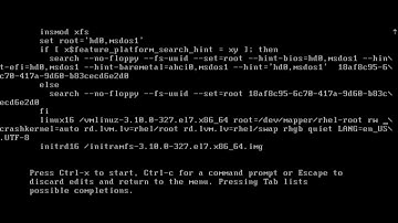 RHEL 7 booting to single user mode