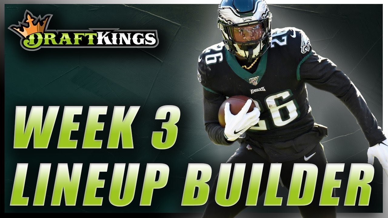 draftkings-week-3-nfl-dfs-picks-tournament-lineup-strategy-youtube